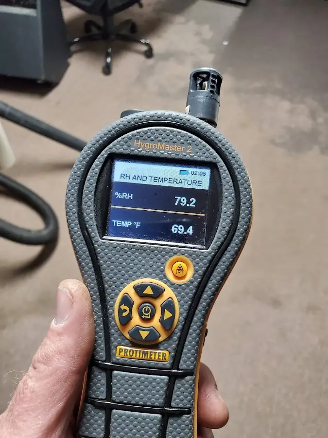 Moisture meter humidity assessment for Fire & Smoke Damage Restoration in Chesterton